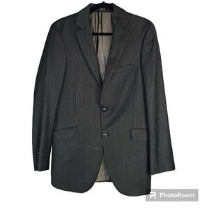 Theory Single Breasted Tailored Dark Gray Men's 38 Regular 30 Blazer